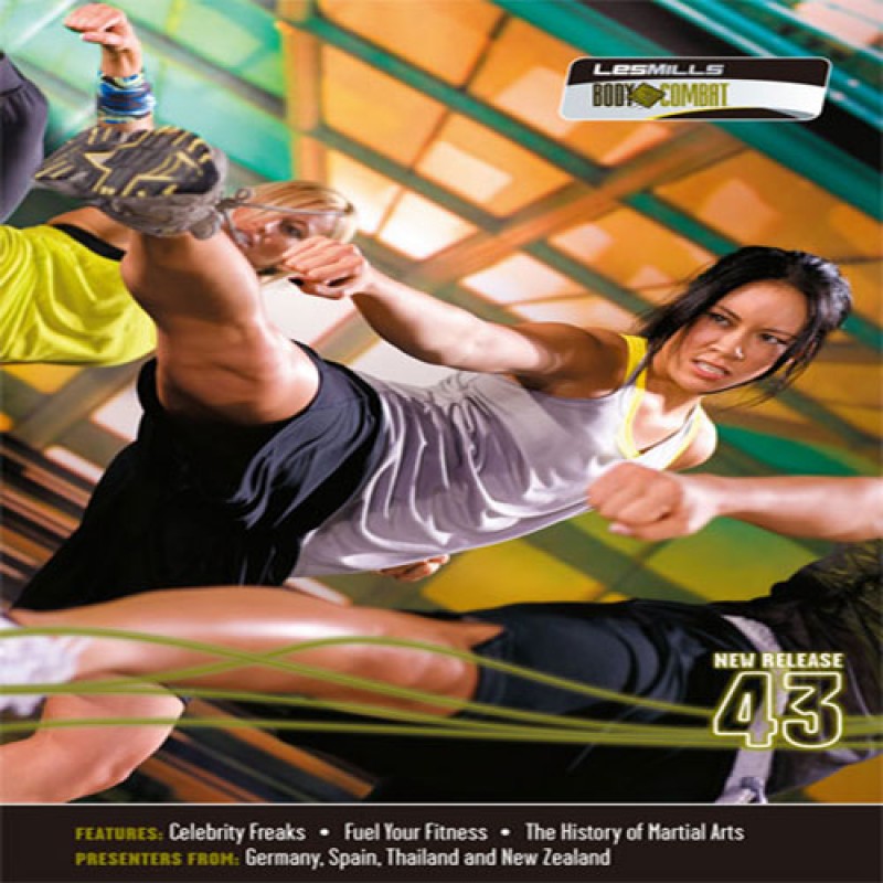 BODYCOMBAT 43 DVD, CD,& Choreo Notes body combat 43